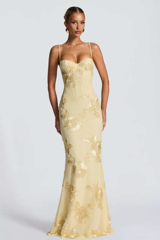 Harlow Women's Floral Maxi Dress - styled view