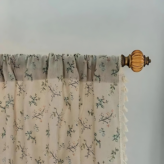 Whimsical Meadow Lace Curtain | Patchwork Lace, Semi-Blackout