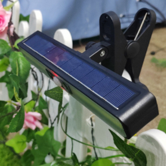 Slate Solar Lamp - styled view