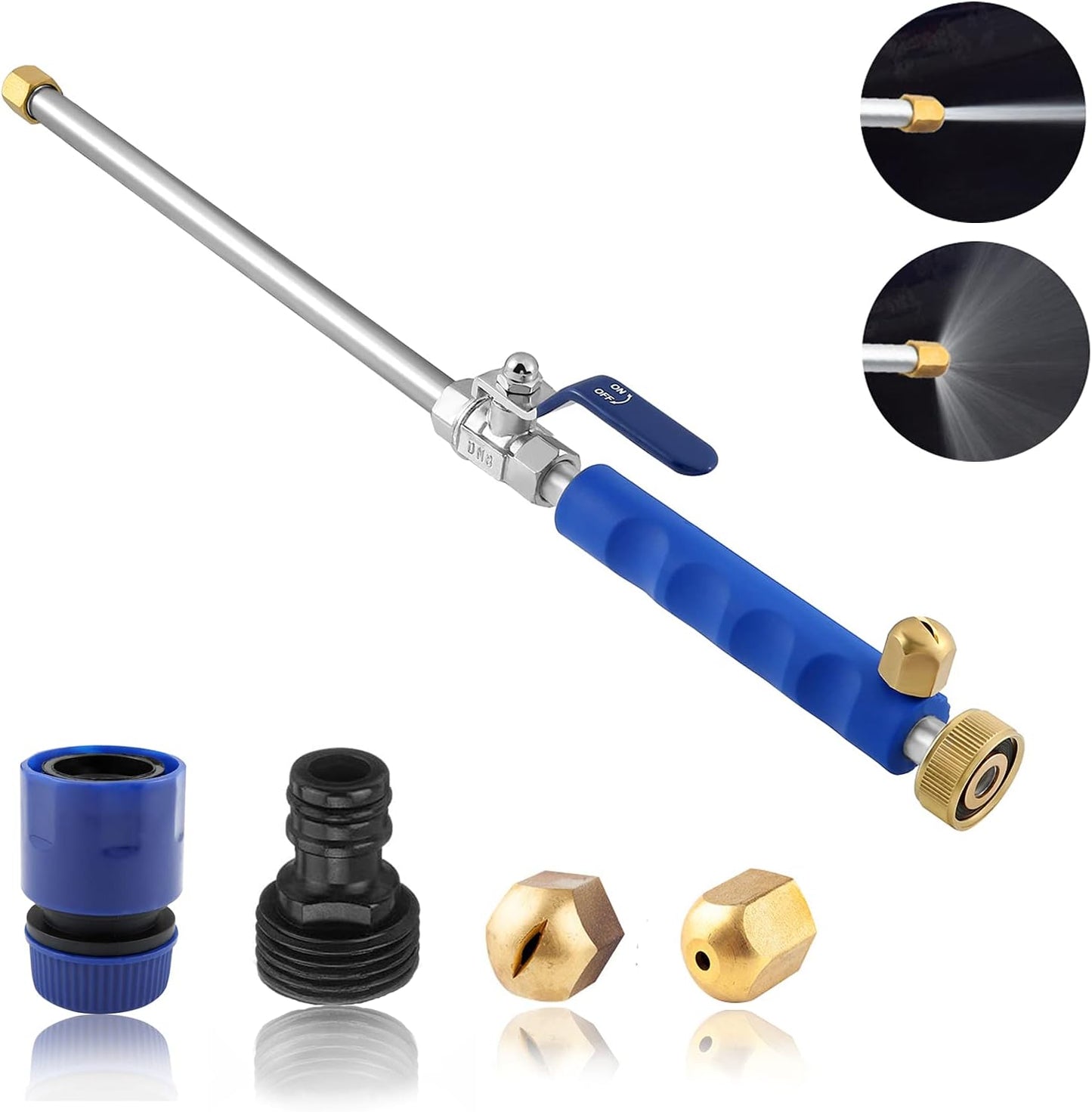 Thistle Portable Water Hose - shown in use