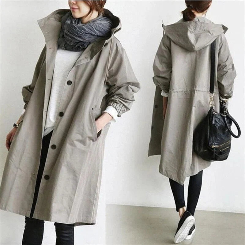 Ivy Women's Trench Coat - front view