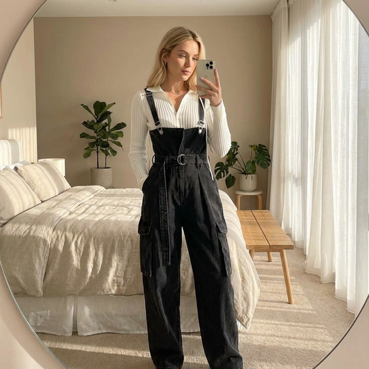 Cora Women's Jumpsuit | Durable Denim, Casual Chic