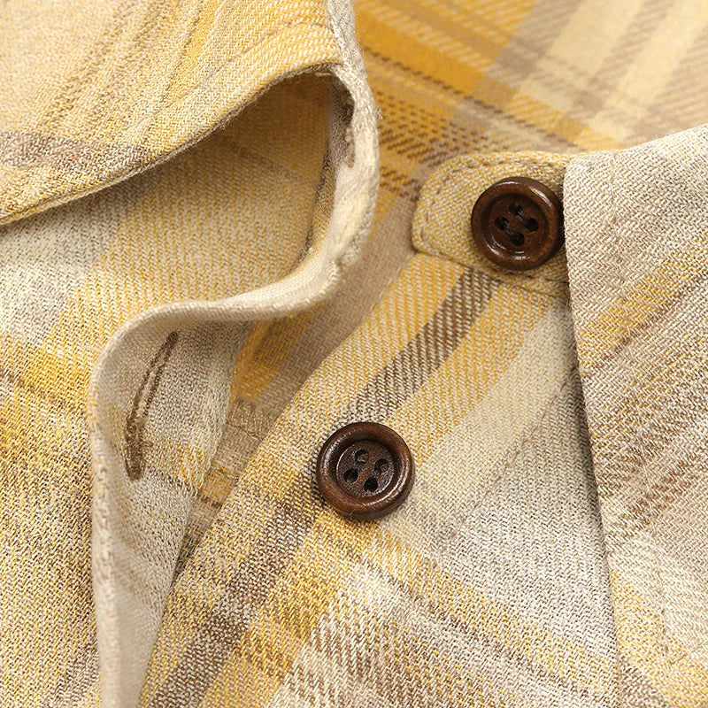 Evelyn Women's Flannel Shirt | Color Block Plaid, Oversized Fit 4