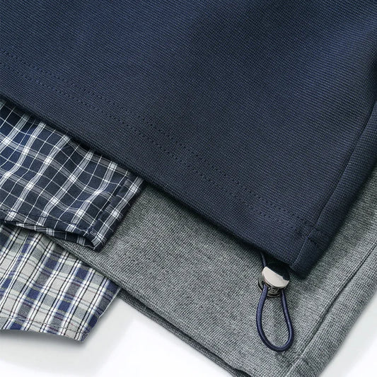 Evelyn Women's Hoodie | Plaid Patchwork, Casual Cotton Blend 4