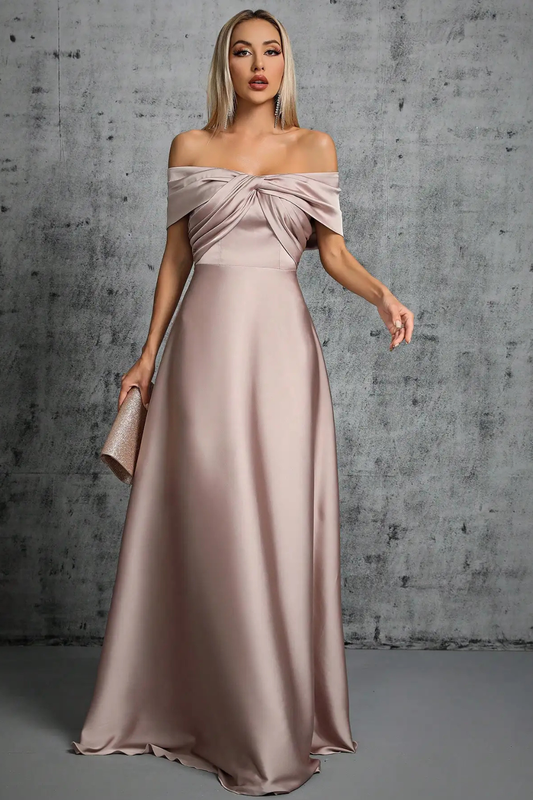 Iris Women's Pleated Maxi Dress - styled view