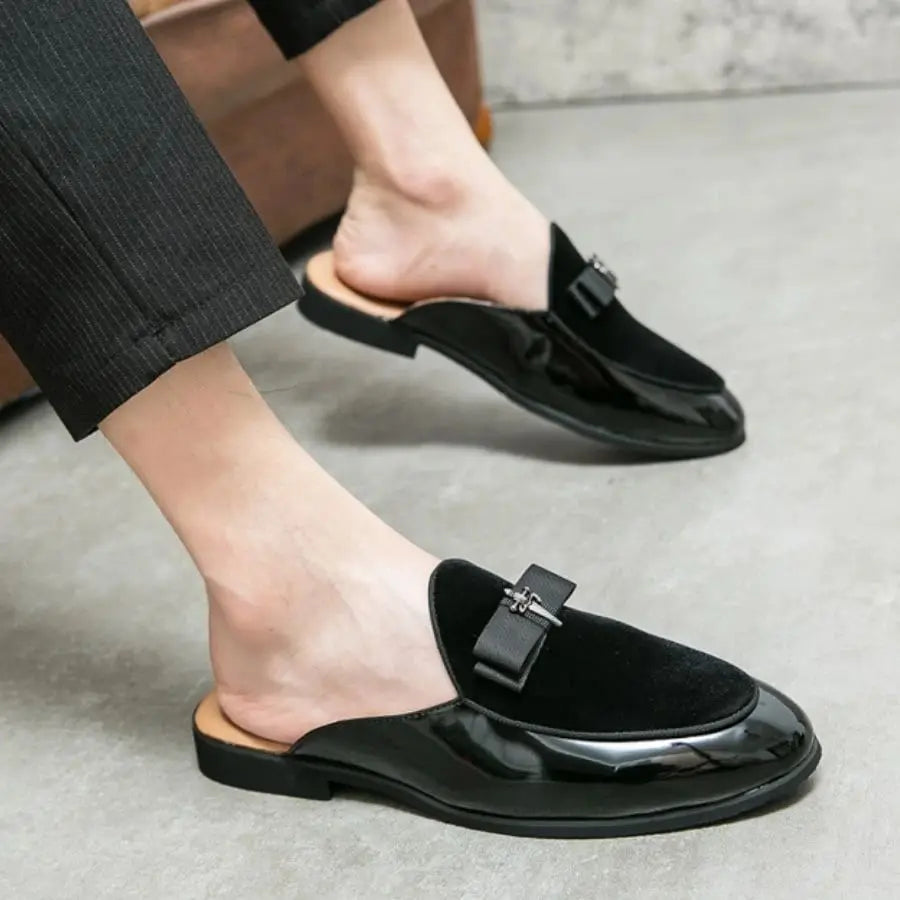 Ambrose Men's Loafers - fabric and finish detail