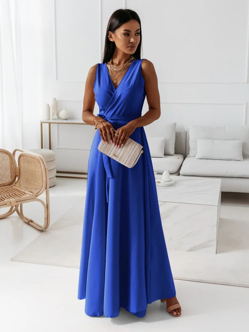 Uma Women's Maxi Dress - flat lay