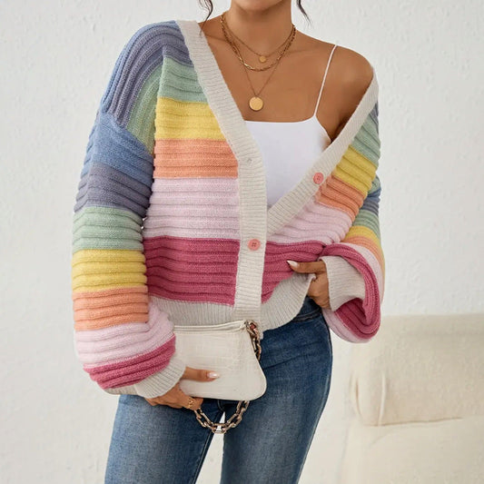 Talia Women's Oversized Cardigan - styled view