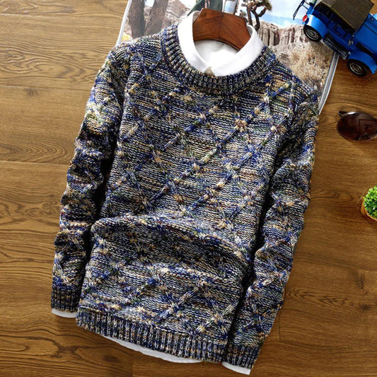 Caleb Men's Sweater - styled view