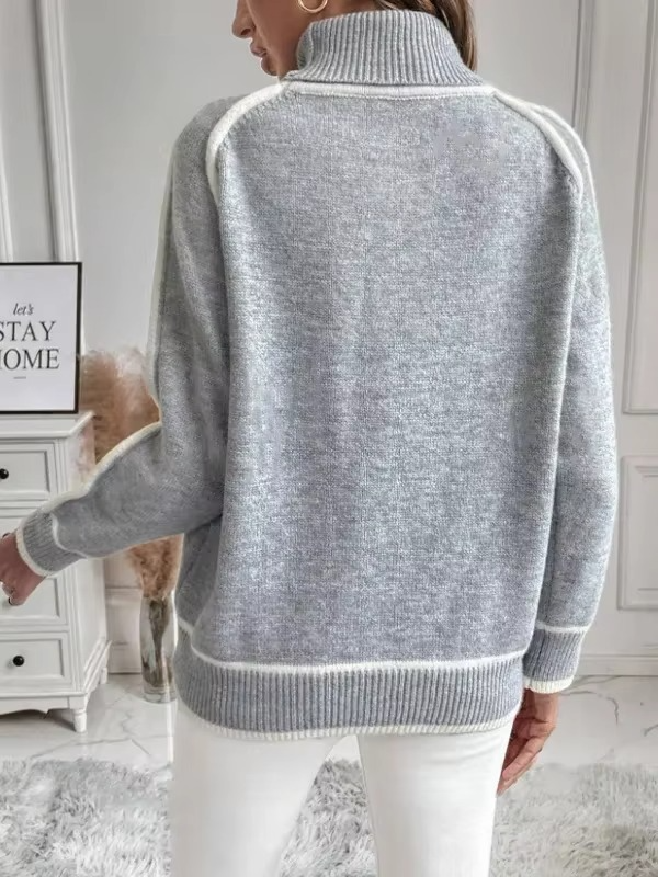 Yvette Women's Oversized Sweater - close-up detail