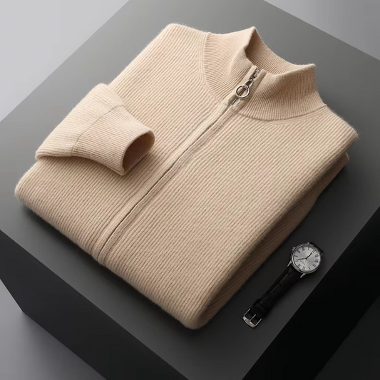 Lachlan Men's Cardigan - styled view