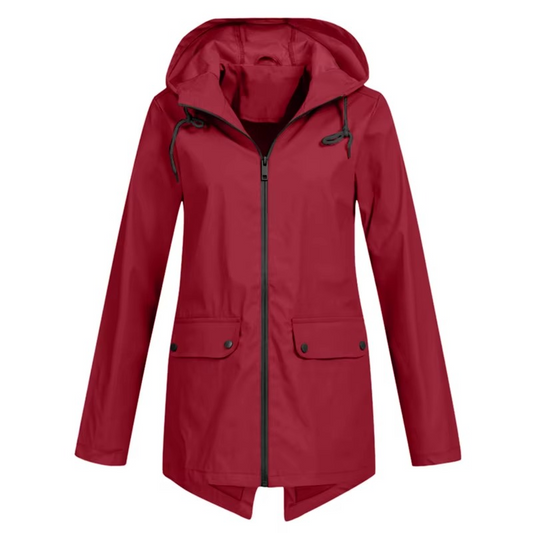 Jolie Women's Trench Coat - styled view