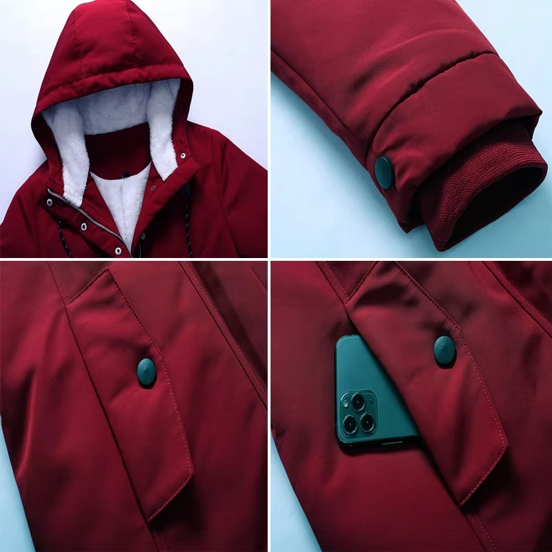 Liana Women's Hooded Parka - shown in use