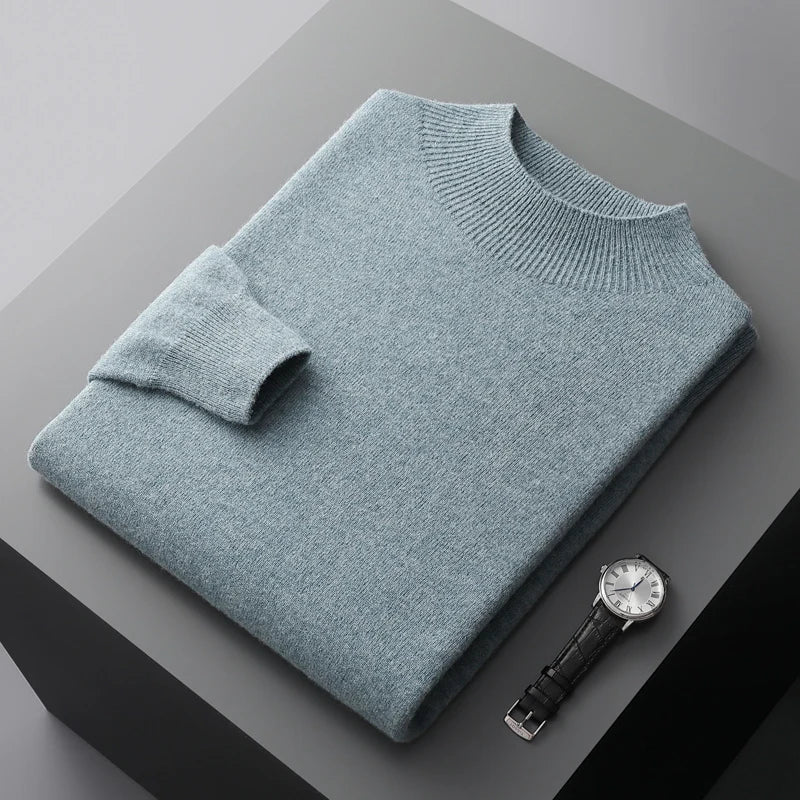 Casper Men's Ribbed Knit Sweater - styled view