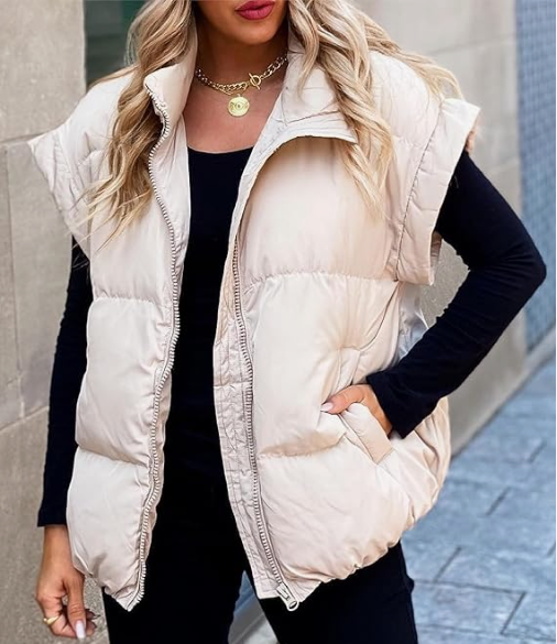 Elise Women's Quilted Vest - shown in use