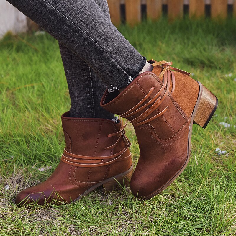 Nadia Women's Ankle Boots - front view