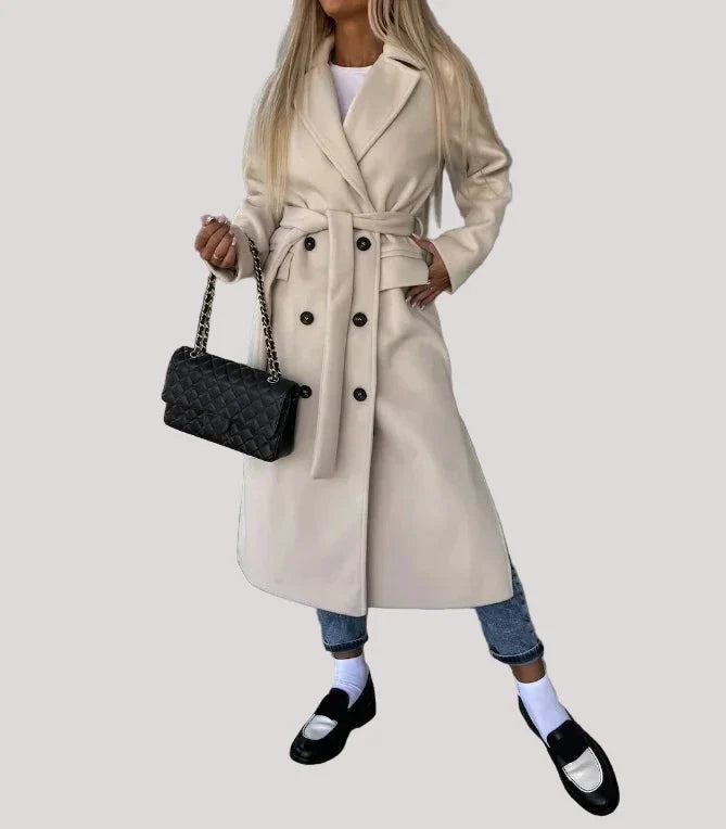 Verity Women's Trench Coat - close-up detail