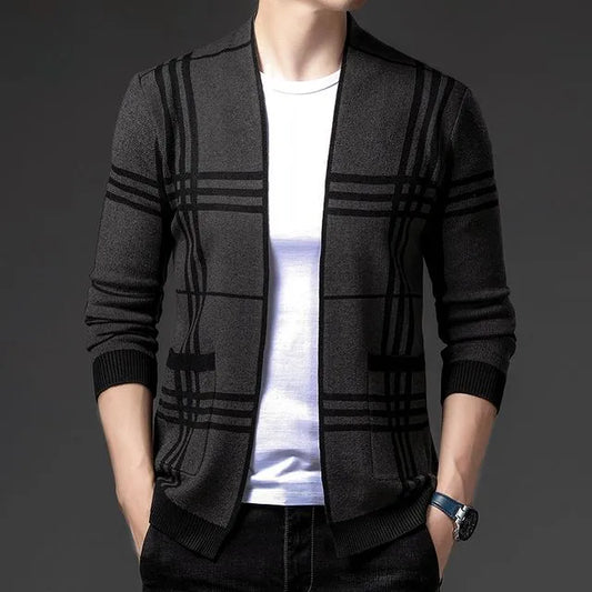 Rosa Women's Plaid Cardigan - styled view