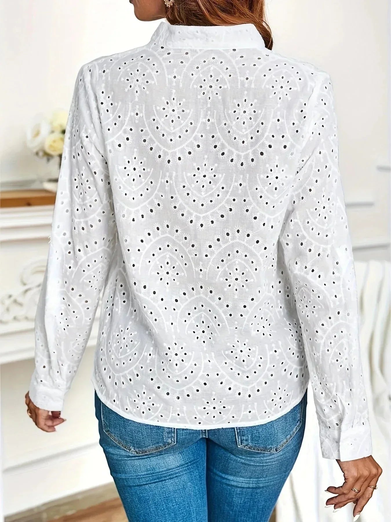 Ivy Women's Blouse - flat lay