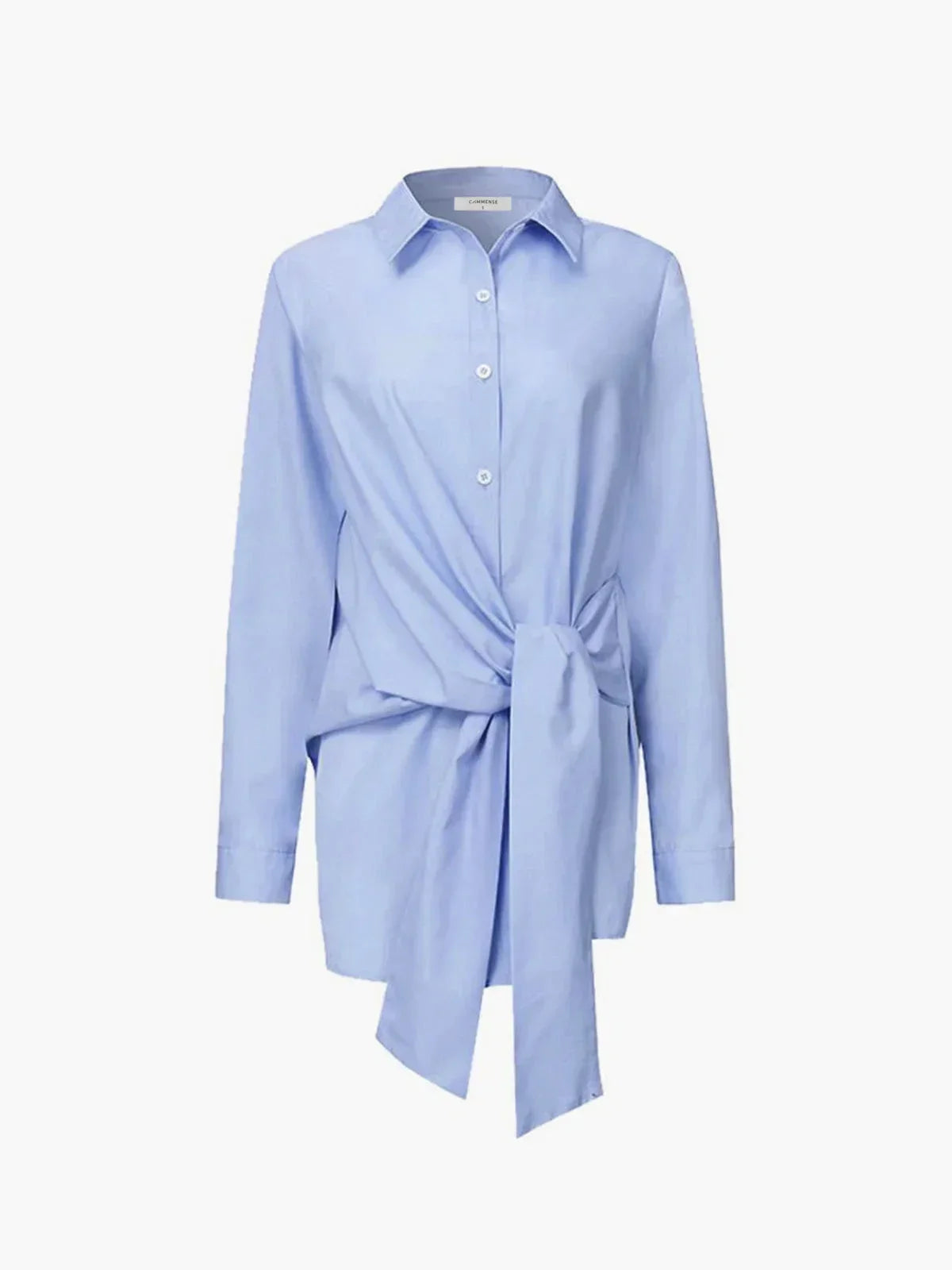 Jolie Women's Oversized Shirt - flat lay