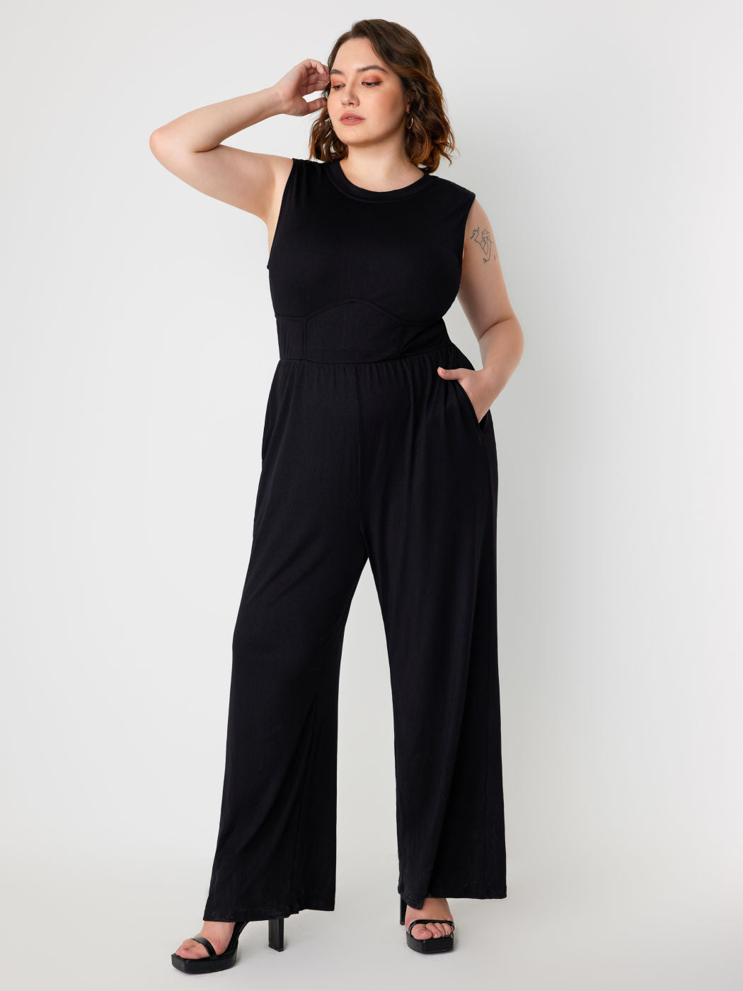 Nadia Women's Jumpsuit - back view