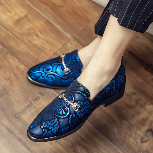 Hector Men's Floral Loafers - styled view