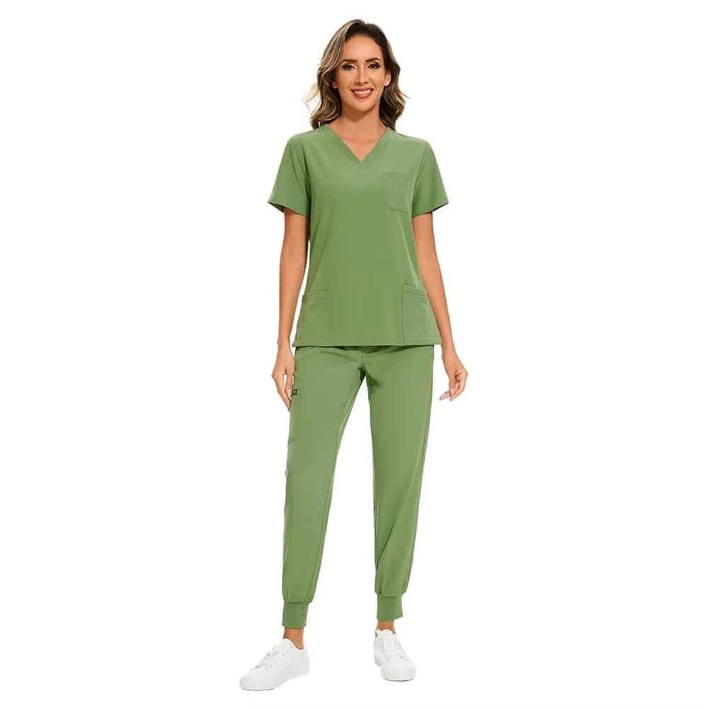 Sable Women's Scrubs - styled view