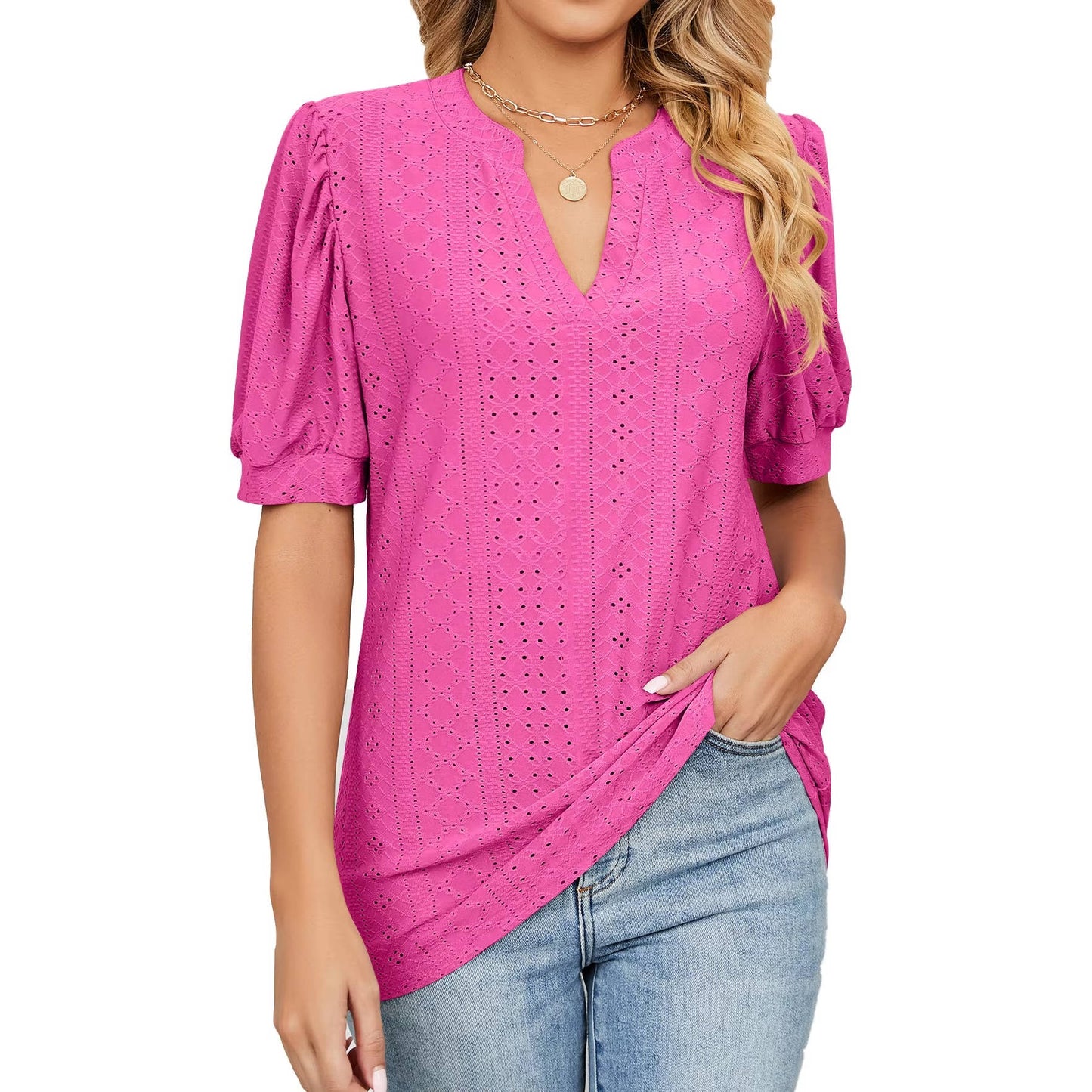 Opal Women's Blouse - flat lay