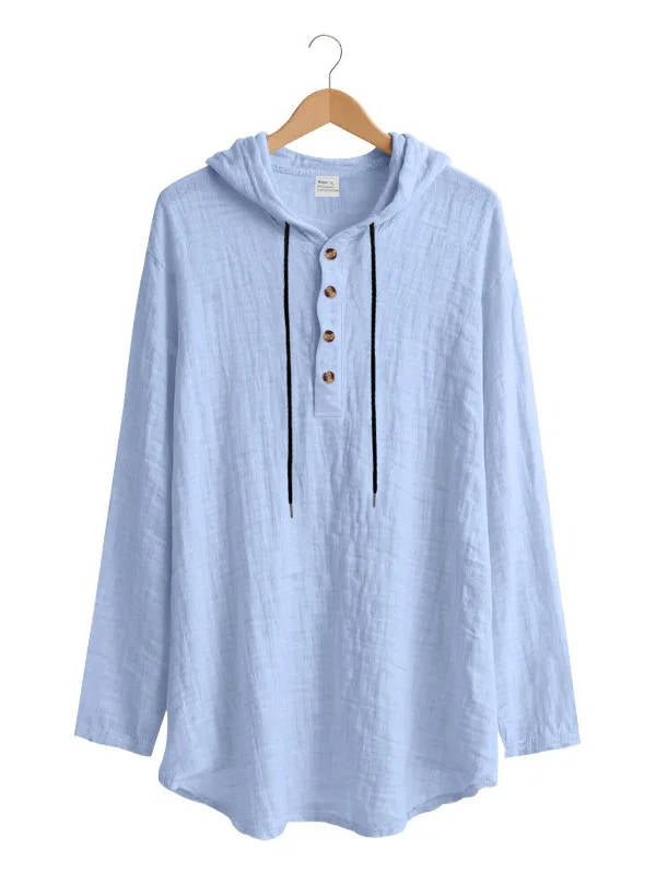 Milo Men's Linen Shirt - styled view