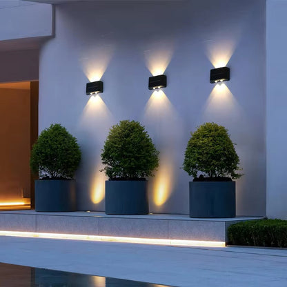 Willow Solar Wall Sconce - back view