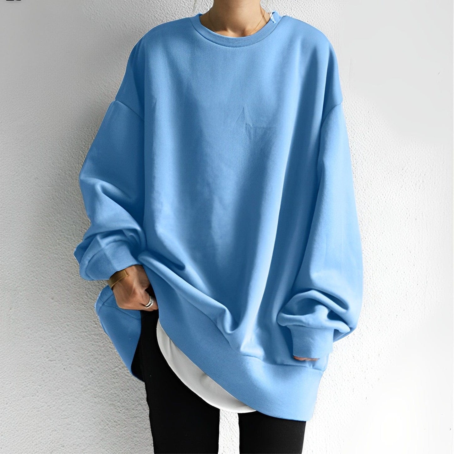 Verity Women's Oversized Sweater - close-up detail
