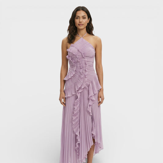 Liana Women's Asymmetric Maxi Dress - styled view