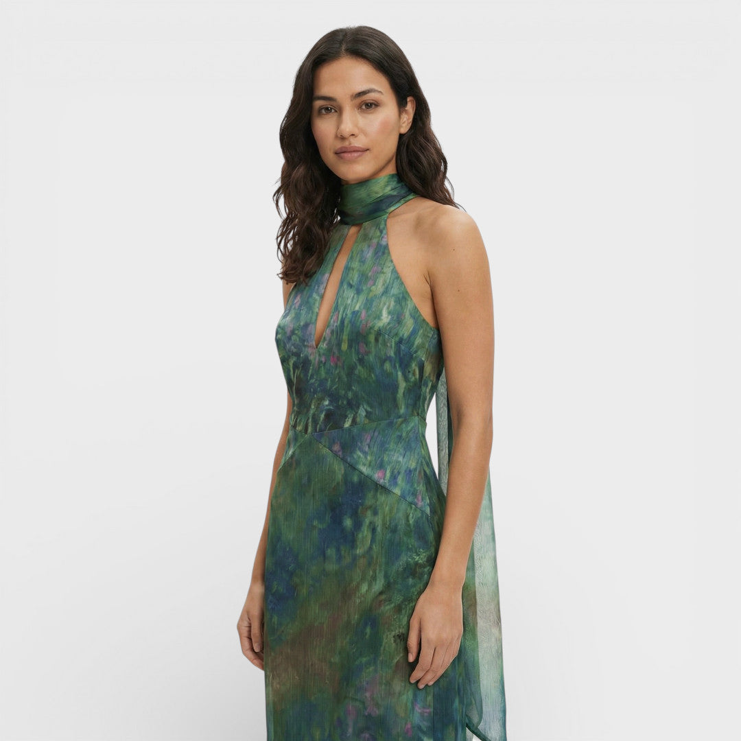Faye Women's Maxi Dress - back view