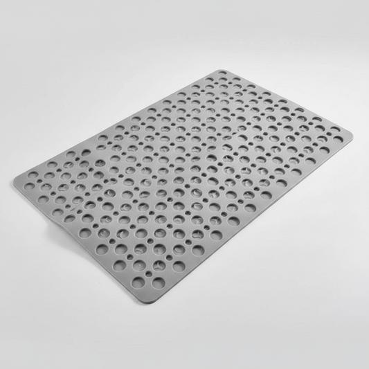 Non-slip antibacterial shower mat, Gray