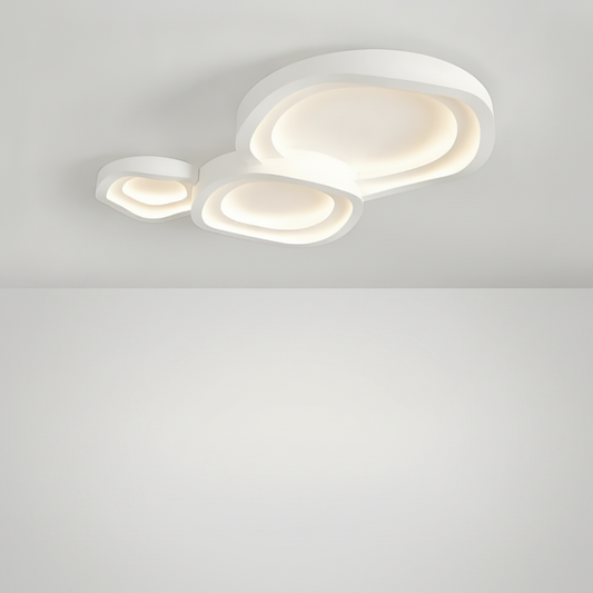Luminara Type B triple cluster flush mount studio packshot