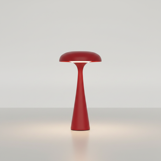 Ava Jellyfish Desk Lamp Crimson Red packshot