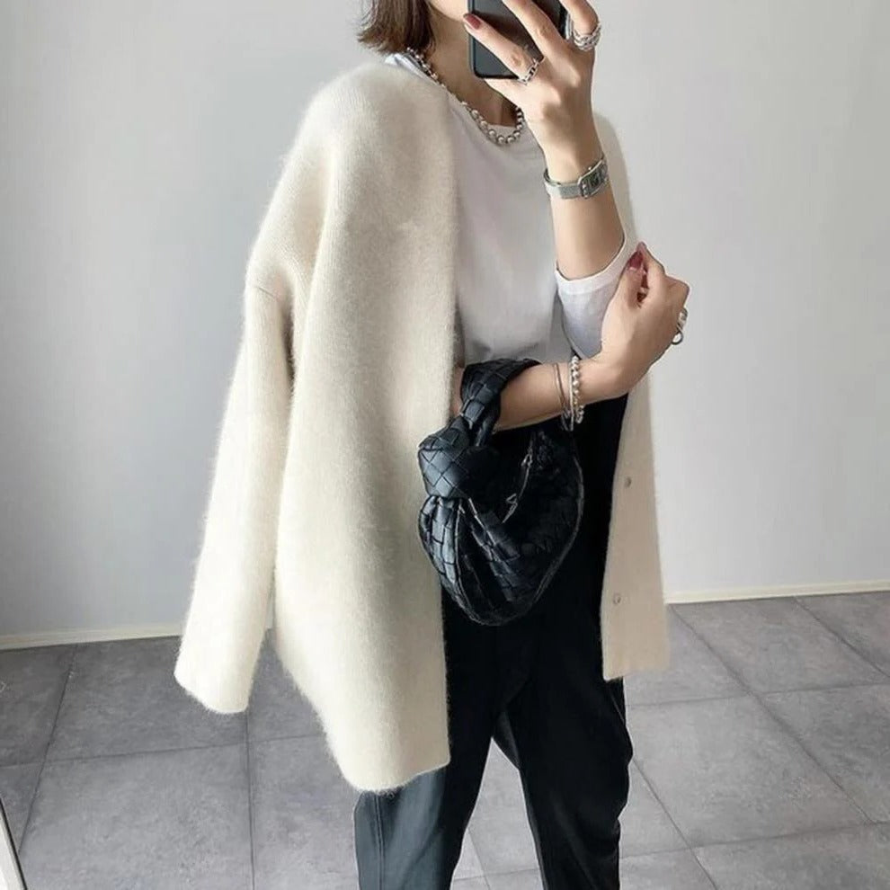 Elena Women's Cardigan - shown in use