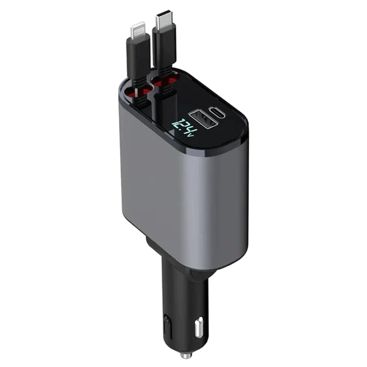 Isle Car Charger - fabric and finish detail