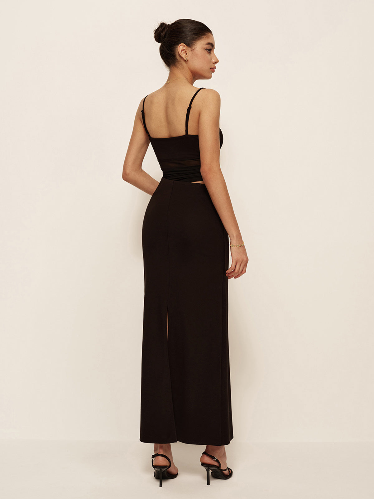Esme Women's Asymmetric Dress - flat lay