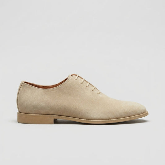 Reuben Men's Suede Oxfords - styled view