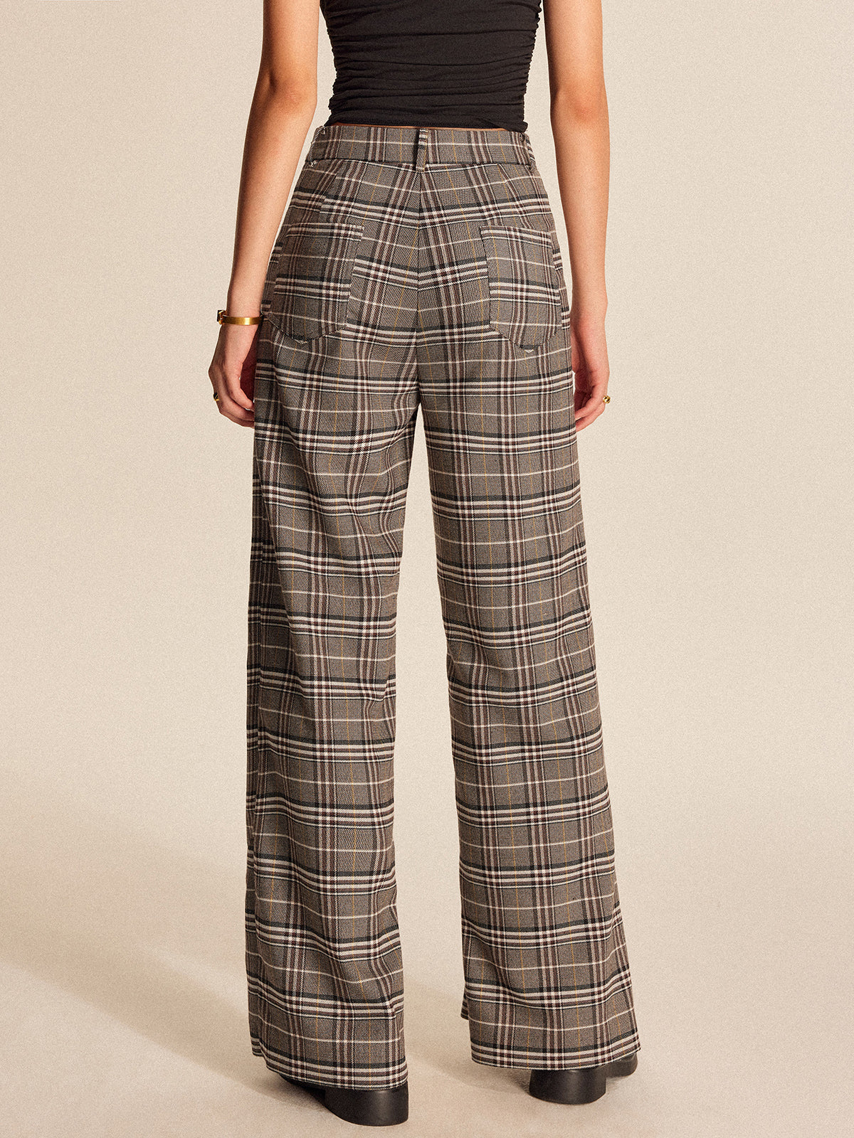 Selma Women's Asymmetric Trousers - full-length view