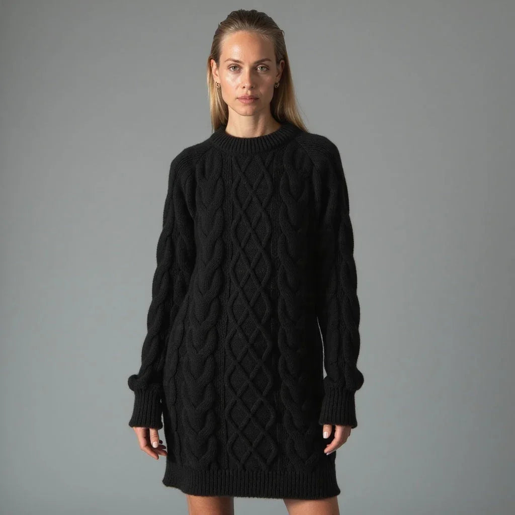 Vera Women's Cable Knit Sweater - front view