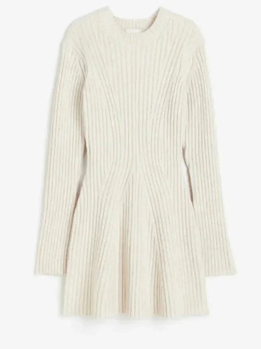 Liana Women's Ribbed Knit Mini Dress - styled view