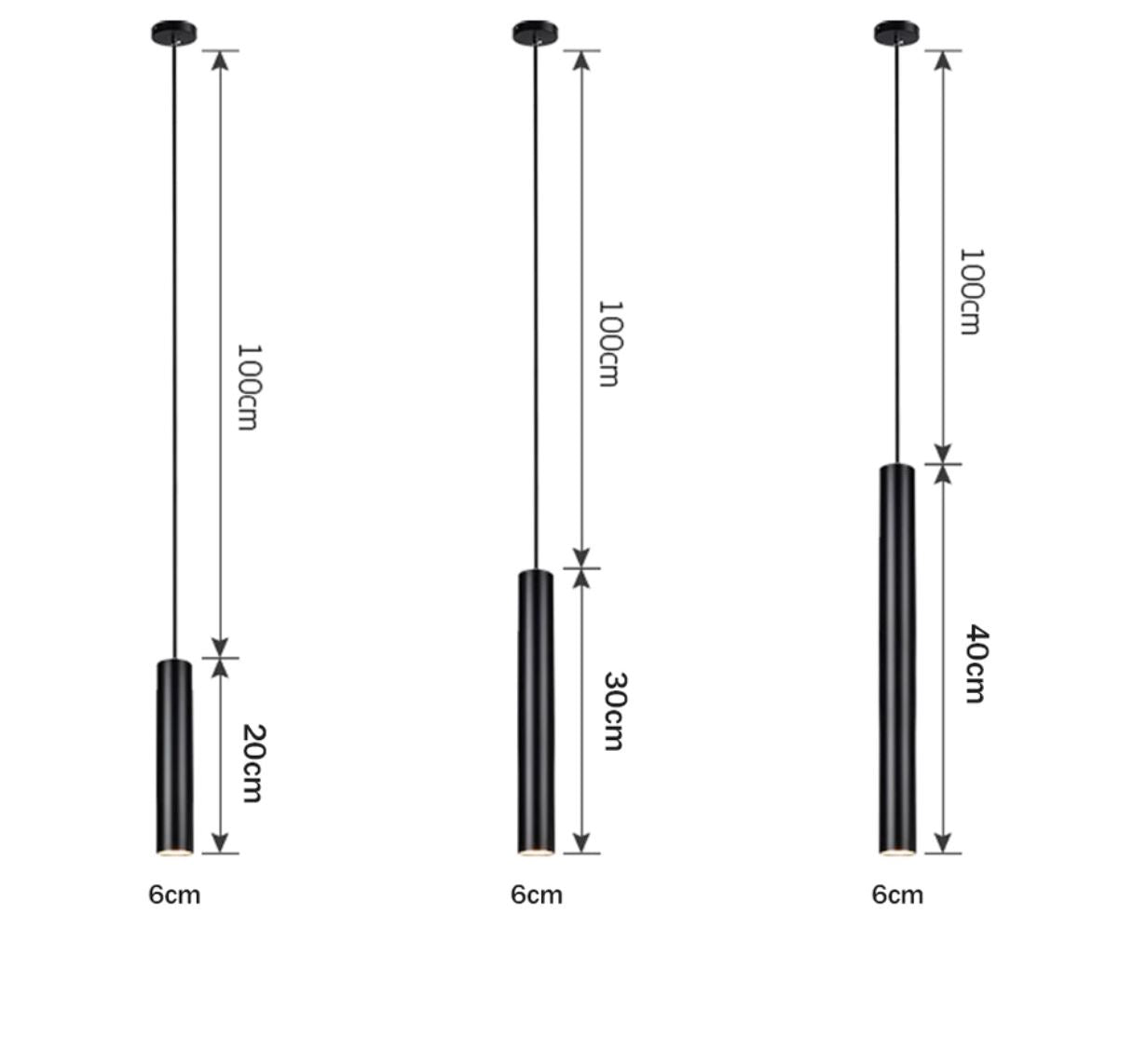 Tubeular Pendant Light