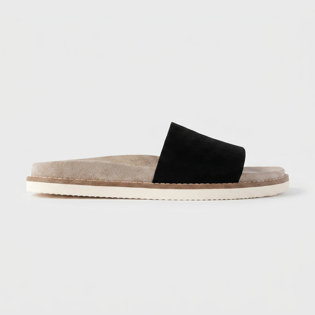 Isaac Men's Suede Sandals - full-length view