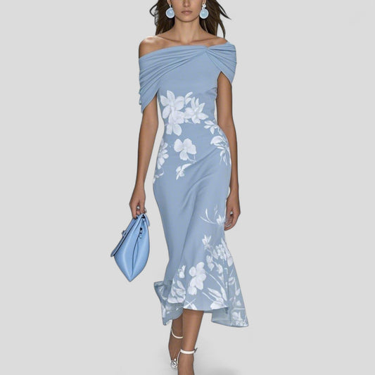 Violette Women's Floral Midi Dress - styled view