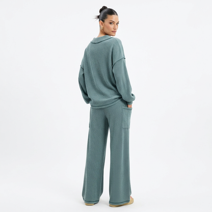 Conjunto de Lounge para Mujer Blair | Cordón de Pana, Costuras en Contraste
