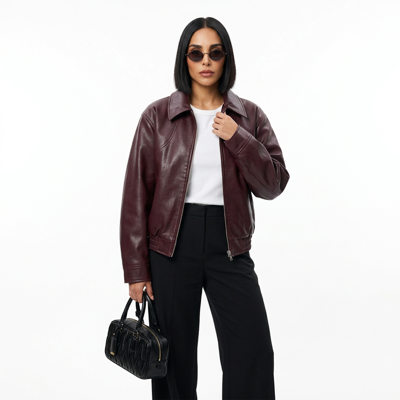 Dara Women's Jacket | Leather, Casual Chic