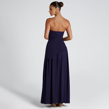 Winona Women's Asymmetric Maxi Dress - full-length view