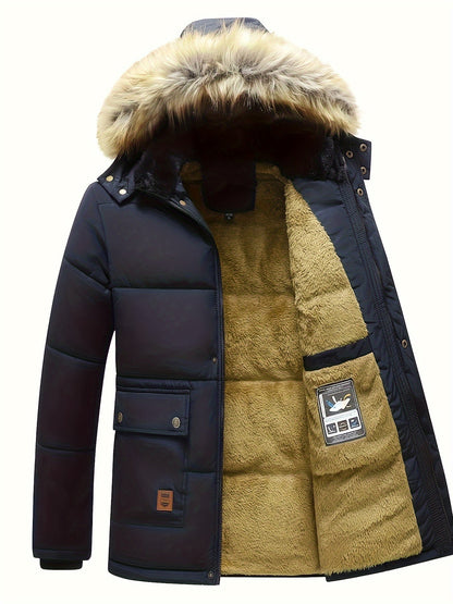 Hollis Men's Quilted Puffer Jacket - close-up detail